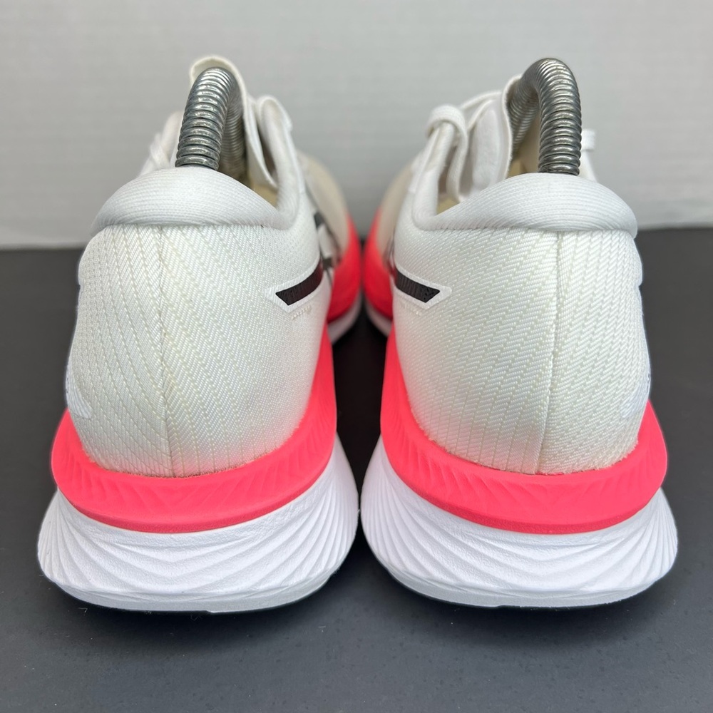 Asics Magic Speed 3 Womens Running Shoes White/Black/Pink Sz 9 1012B518-100 XLNT - Picture 5 of 16